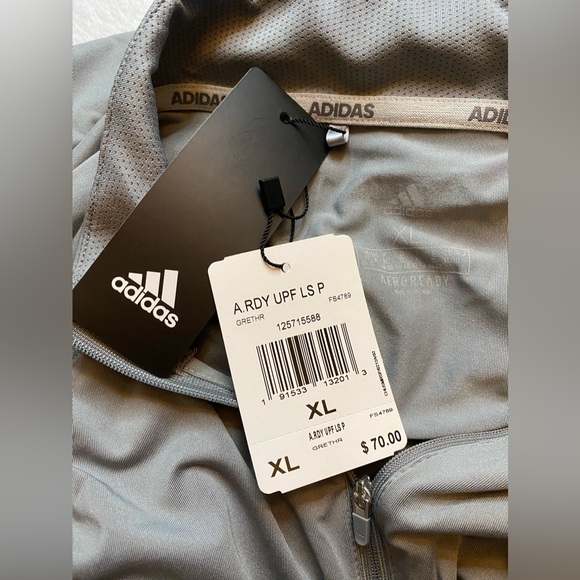 Adidas Sz XL Sweatshirt Women’s Gray Aeroready FS4789 $70 NWT - Picture 5 of 8